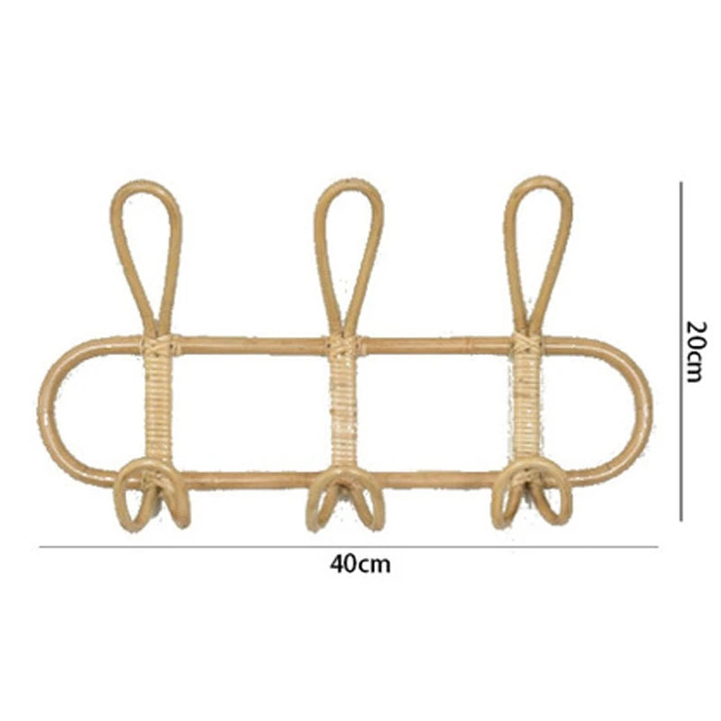 Clothing Hook Rattan